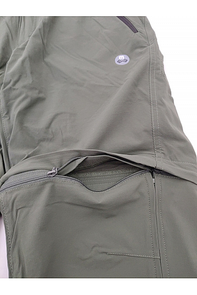 MAC Khaki turistické outdoorové kalhoty s odepínacími nohavicemi a páskem Vel. 27 | MAC | obrázek 4