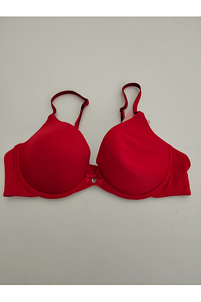 Hunkemoller Červená hladká push-up podprsenka s kosticemi | Hunkemoller | obrázek 2