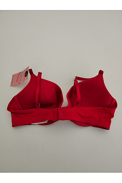 Hunkemoller Červená hladká push-up podprsenka s kosticemi | Hunkemoller | obrázek 4