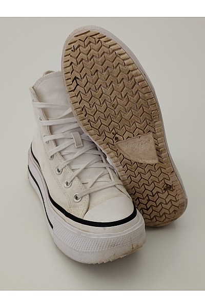 CONVERSE Dámské tenisky Chuck Taylor All Star Lift Double Stack Platform Bílé Velikost 39 | CONVERSE | obrázek 3