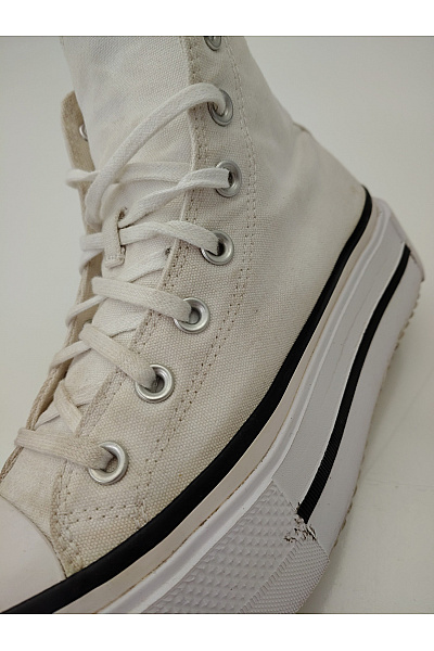 CONVERSE Dámské tenisky Chuck Taylor All Star Lift Double Stack Platform Bílé Velikost 39 | CONVERSE | obrázek 8