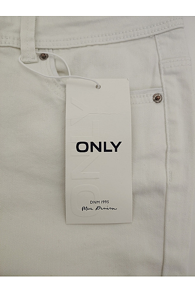 ONLY Bílé bavlněné skinny džíny s dírami na kolenou Velikost EU S | ONLY | obrázek 5