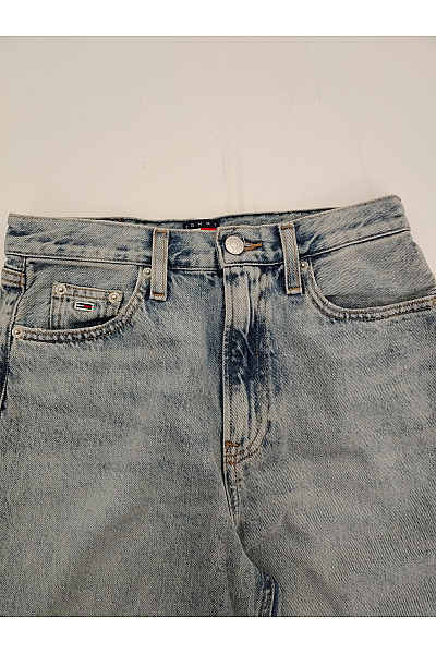 TOMMY HILFIGER Dámské bavlněné džíny s vysokým pasem rovné seprané Velikost US 26/32 | TOMMY HILFIGER | obrázek 5