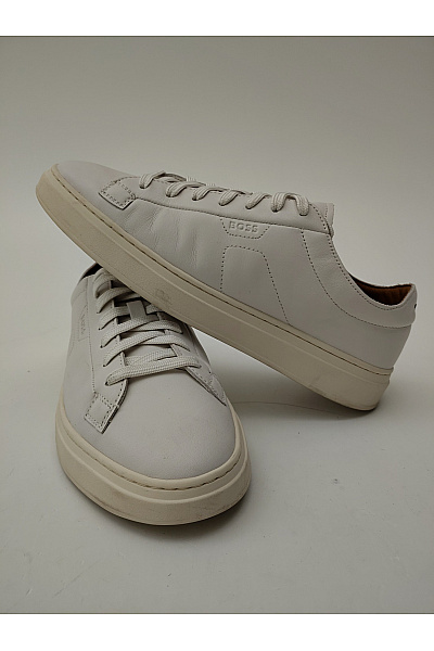 Hugo Boss Pánské tenisky Leather Low-Top Sneakers Béžové Vel. EU 41 | Hugo Boss | obrázek 5