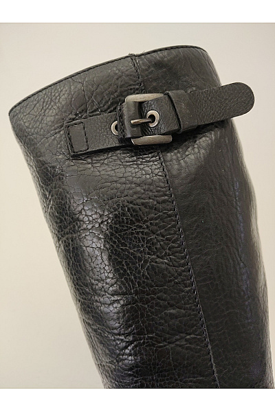 Donna Gi Dámské černé kozačky s přezkou na zip Vel. EU 37 | Donna Gi | obrázek 8