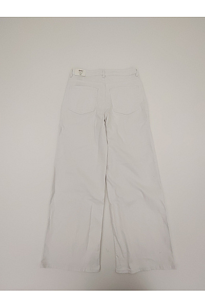 ONLY Bílé bavlněné džíny s vysokým pasem wide leg | ONLY | obrázek 8