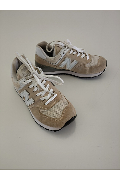 New Balance Dámské tenisky 574 Béžové Bílé Šedé Vel. US 7 | New Balance | obrázek 3