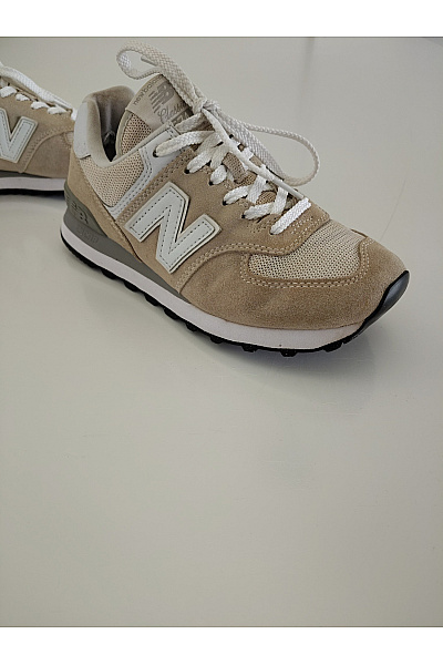 New Balance Dámské tenisky 574 Béžové Bílé Šedé Vel. US 7 | New Balance | obrázek 4
