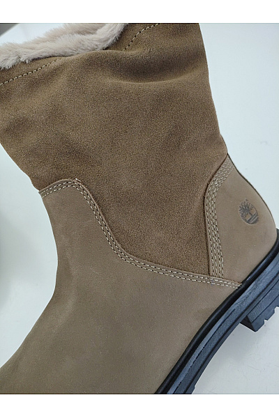 Timberland Dámské hnědé kotníkové boty s kožíškem zimní Vel. 39 | Timberland | obrázek 8