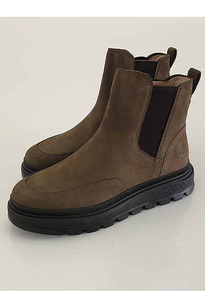 Timberland Dámské khaki kotníkové chelsea boty na platformě Velikost US 38 | Timberland | obrázek 4