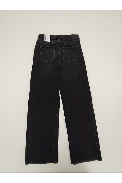 PIECES Dámské černé bavlněné džíny wide leg s vysokým pasem Vel. W26 L32 | PIECES | obrázek 9