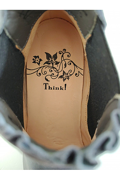 Think! Dámské hnědé kotníkové boty na podpatku chelsea elegantní Velikost EU 39 | Think! | obrázek 9