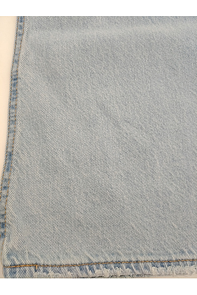 LEVIS Dámské modré bavlněné džíny s vysokým pasem a dírami wide leg Velikost US 28 | LEVIS | obrázek 3