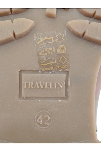 TRAVELIN Dámské hnědé kotníkové boty s přezkou podzimní vycházkové Vel. EU 42 | TRAVELIN | obrázek 11