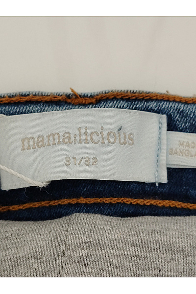 Mama licious Dámské těhotenské bavlněné džíny s vysokým pasem Velikost 31/32 | mama licious | obrázek 6