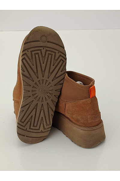 UGG Hnědé kotníkové válenky na vysoké platformě Vel. EU 41 | UGG | obrázek 5