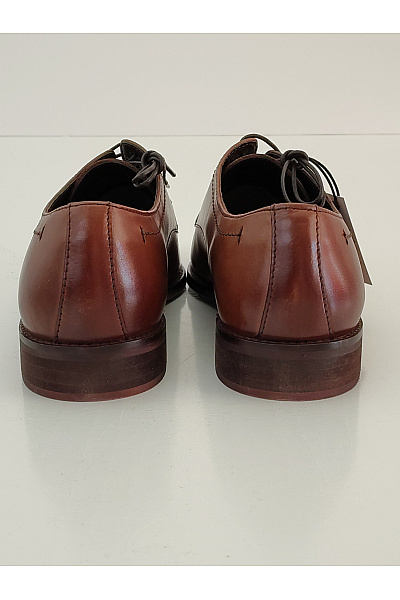 Pánské hnědé šněrovací společenské polobotky Velikost 43 | Unimoda | obrázek 7