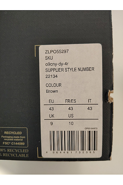 Pánské hnědé šněrovací společenské polobotky Velikost 43 | Unimoda | obrázek 10