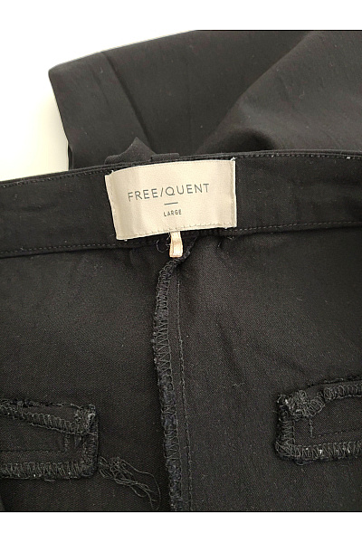 FREEQUENT Dámské černé elegantní rovné kalhoty Vel. L | FREEQUENT | obrázek 6