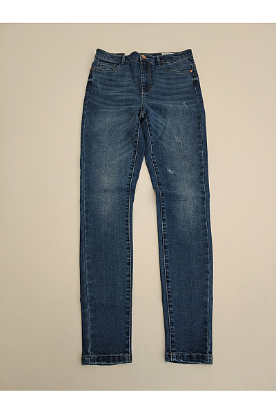 VERO MODA Dámské modré bavlněné skinny džíny s vysokým pasem Vel. M/32 | VERO MODA | obrázek 2