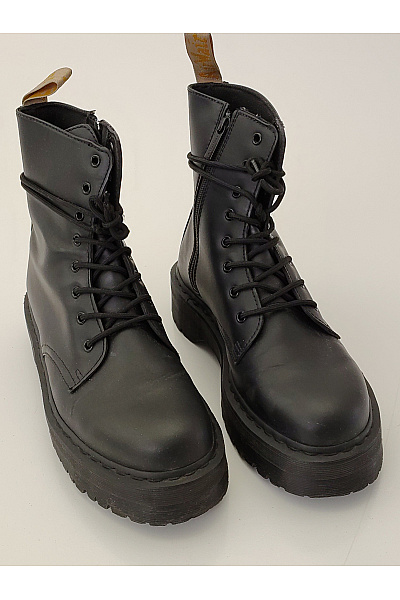 Dr.Martens Pánské černé kotníkové workery na platformě šněrovací zip Vel. 44 | Dr.Martens | obrázek 2