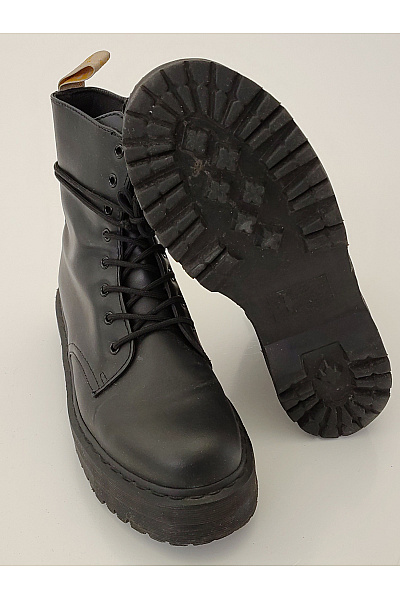 Dr.Martens Pánské černé kotníkové workery na platformě šněrovací zip Vel. 44 | Dr.Martens | obrázek 3