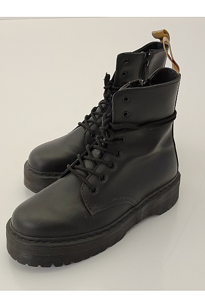 Dr.Martens Pánské černé kotníkové workery na platformě šněrovací zip Vel. 44 | Dr.Martens | obrázek 4