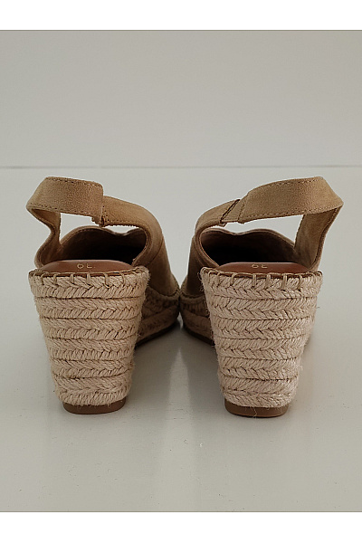 TAMARIS Dámské béžové espadrilky na klínku s volnou patou Velikost 39 | TAMARIS | obrázek 5