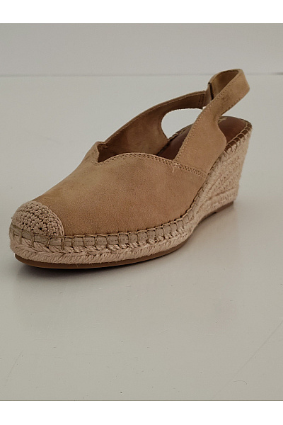 TAMARIS Dámské béžové espadrilky na klínku s volnou patou Velikost 39 | TAMARIS | obrázek 8