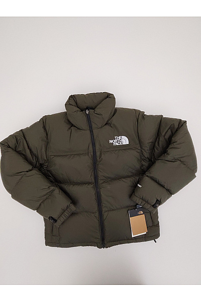 THE NORTH FACE Dámská Khaki Prošívaná Puffer Bunda Se Zipem Vel. S