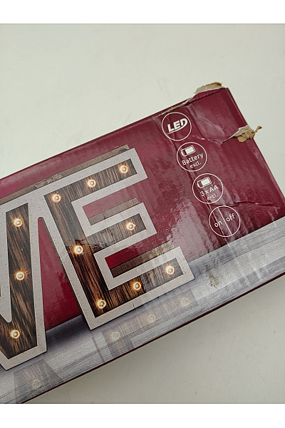 Dekorativní LED nápis LOVE hnědý | Unimoda | obrázek 5