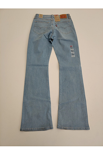 LEVIS Dámské modré bavlněné zvonové džíny s vysokým pasem Vel. US 28 x 32 | LEVIS | obrázek 4