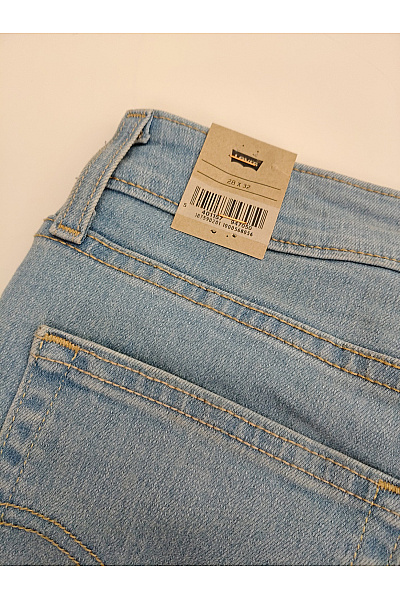 LEVIS Dámské modré bavlněné zvonové džíny s vysokým pasem Vel. US 28 x 32 | LEVIS | obrázek 7
