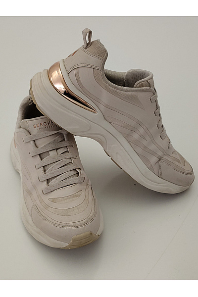 SKECHERS Dámské tenisky Street Hazel - Metallic Soiree Béžové Zlaté Velikost 40 | SKECHERS | obrázek 5