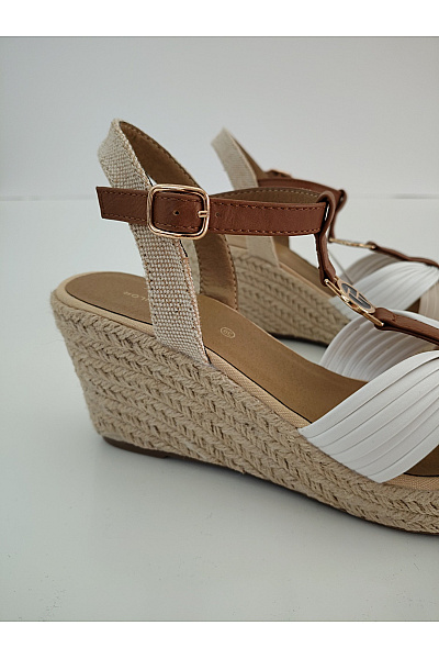 TOM TAILOR Dámské letní espadrilky na klínku s páskem a přezkou Velikost EU 39 | TOM TAILOR | obrázek 5
