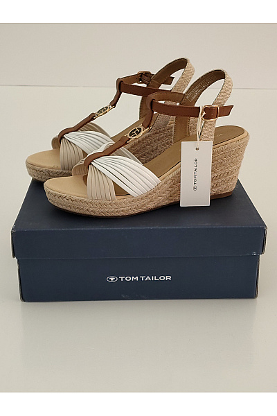 TOM TAILOR Dámské letní espadrilky na klínku s páskem a přezkou Velikost EU 39 | TOM TAILOR | obrázek 10