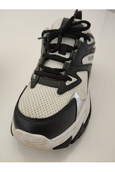 Guess Dámské tenisky Ciesta Bílé Černé Stříbrné Vel. EU 38 | Guess | obrázek 7
