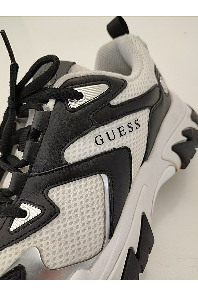 Guess Dámské tenisky Ciesta Bílé Černé Stříbrné Vel. EU 38 | Guess | obrázek 8