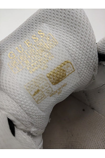 Guess Dámské tenisky Ciesta Bílé Černé Stříbrné Vel. EU 38 | Guess | obrázek 10
