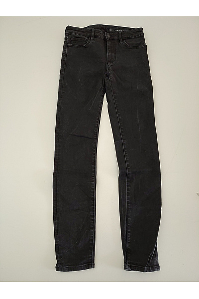 ARMANI Dámské černé bavlněné skinny džíny s vysokým pasem Velikost 27 | ARMANI | obrázek 3