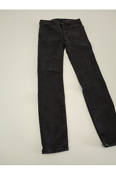 ARMANI Dámské černé bavlněné skinny džíny s vysokým pasem Velikost 27 | ARMANI | obrázek 4