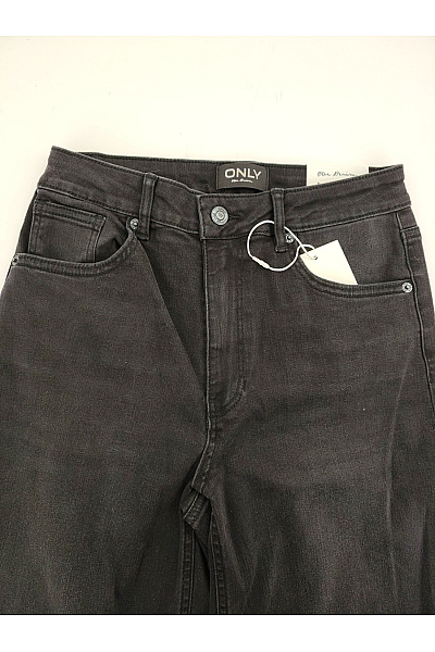 ONLY Dámské černé bavlněné džíny s vysokým pasem wide leg Vel. EU M | ONLY | obrázek 4