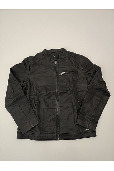 Maze Pánská kožená bunda se zipem přechodová biker Vel. XL | Maze | obrázek 2