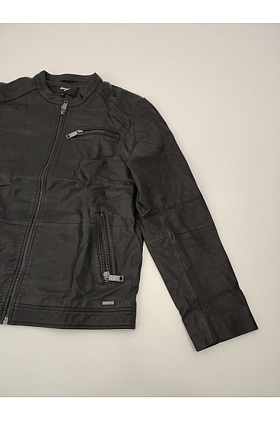 Maze Pánská kožená bunda se zipem přechodová biker Vel. XL | Maze | obrázek 3