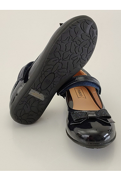 Dětské černé lakované baleríny Mary Jane s mašlí Vel. 32 | Unimoda | obrázek 8