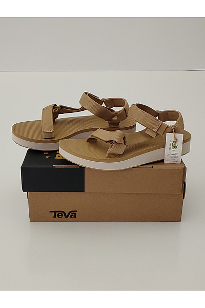 TEVA Dámské béžové sportovní sandály na platformě se suchým zipem Velikost US 8 | TEVA | obrázek 9