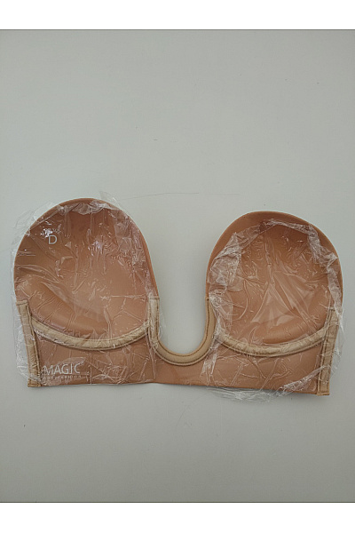 Magic Body Fashion Béžová samolepicí neviditelná podprsenka s hlubokým výstřihem Velikost D | Magic Body Fashion | obrázek 4