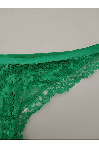 Dámská zelená krajková tanga | Unimoda | obrázek 2