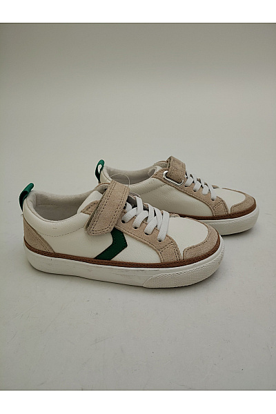 Next Dětské tenisky Mayoral Sneakers 44718 Bílé Béžové Zelené Velikost UK 9 | Next | obrázek 2