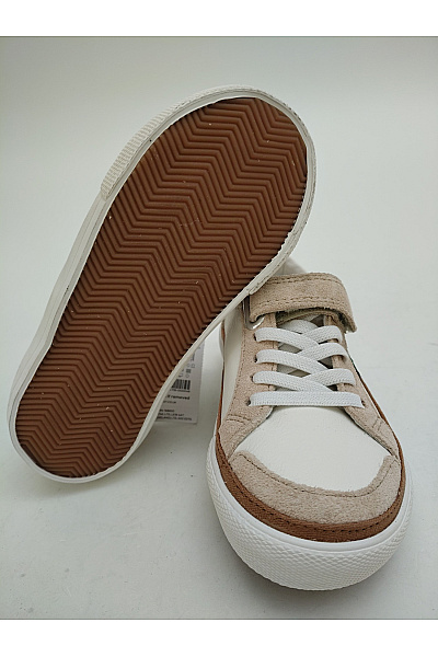 Next Dětské tenisky Mayoral Sneakers 44718 Bílé Béžové Zelené Velikost UK 9 | Next | obrázek 5